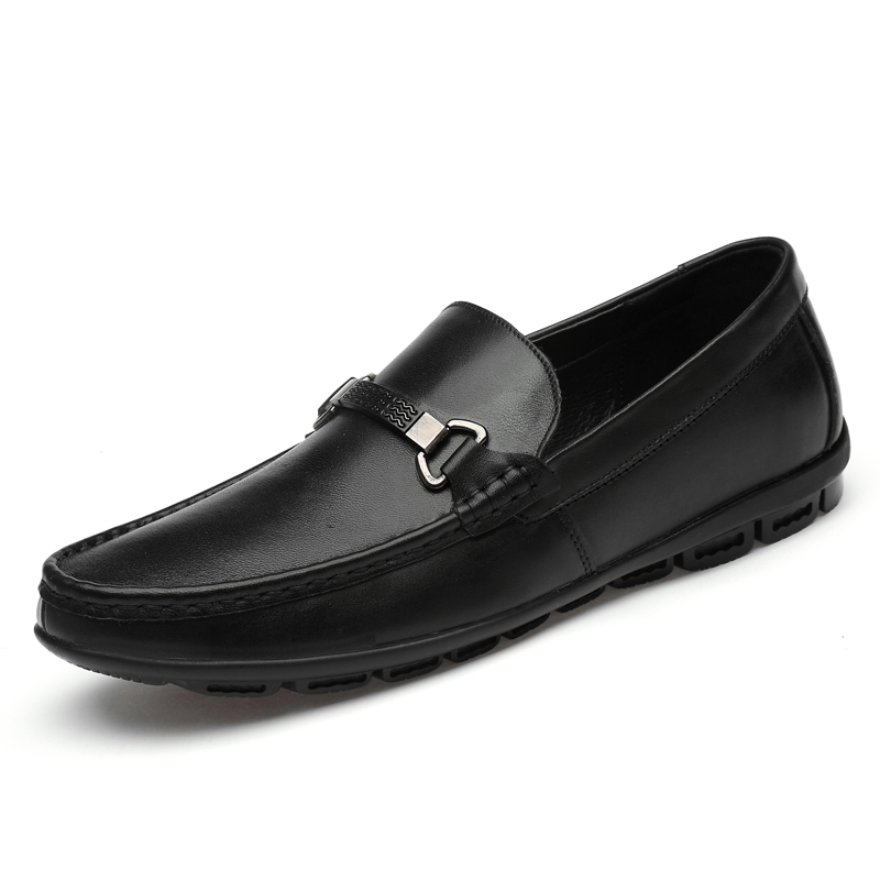 Hot Sale Fashion Men slip on loafers Casual Work driving Leather...
