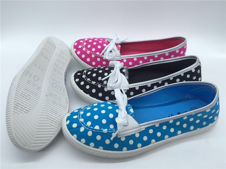 Latest dasign  of  injection women canvas shoes leisure  shoes...