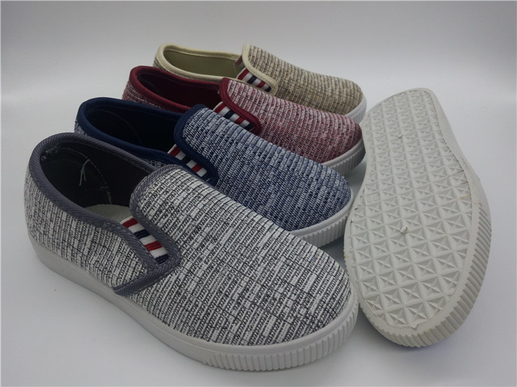 High quality  injection  fabric shoes loafer shoes(FZL7828-24...