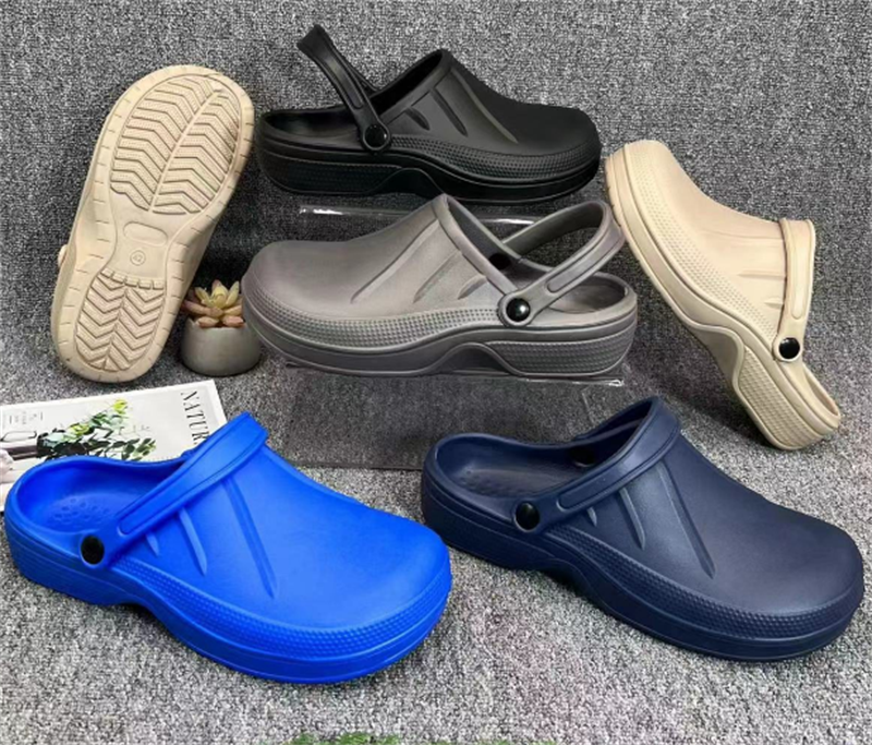 New style EVA men slippers clogsoutdoor beach garden shoes 1...