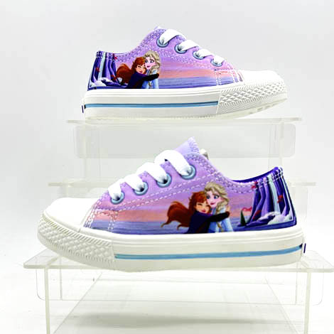 Good quality famous brand children canvas shoes girls injection...